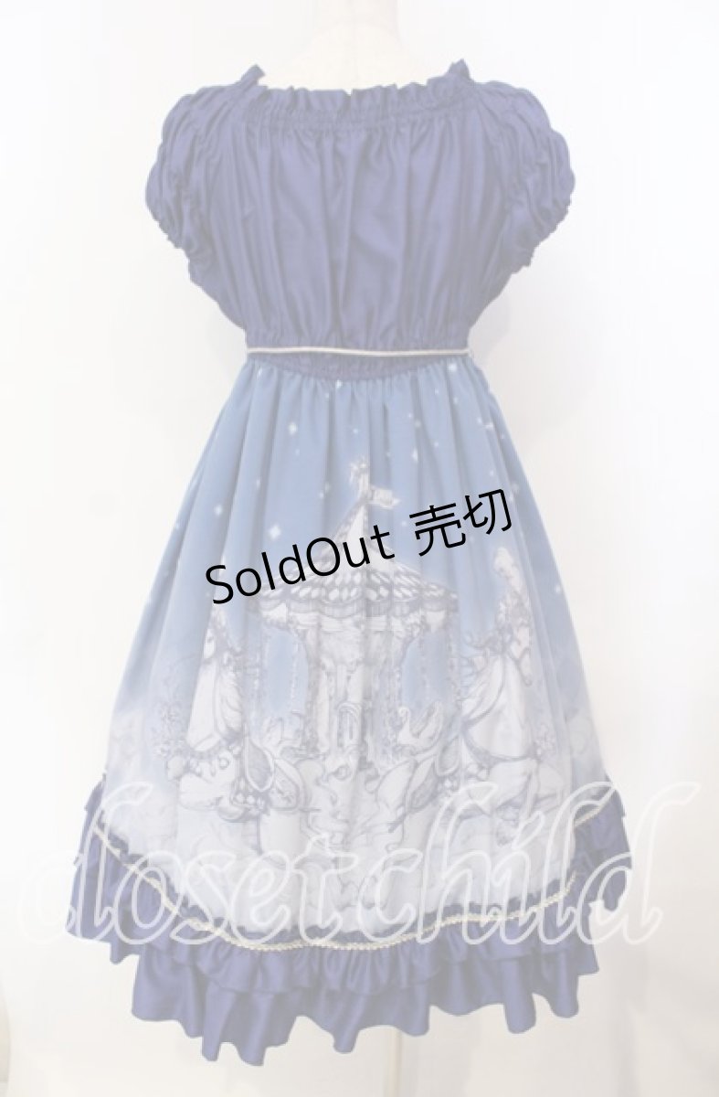 画像6: Enchantlic Enchantilly / Phantom Night Babydoll 夜空のワンピース  ネイビー O-25-12-06-002-LO-OP-IG-OS (6)