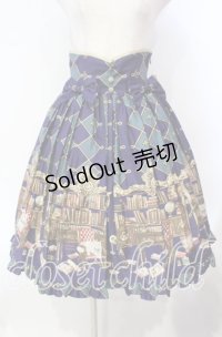 metamorphose / 主の書斎ハイウエストスカート  パープル系 O-25-12-06-003-ME-SK-IG-OS