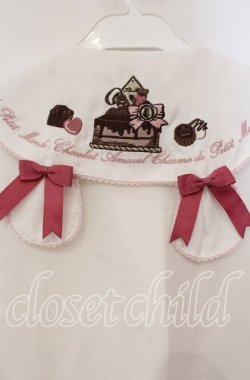 画像4: Amavel / Nounours Chocolatory ブラウス F シロ×ピンク O-25-12-06-030-CA-BL-OW-OS