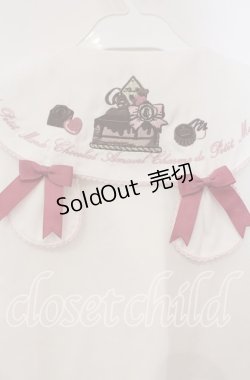 画像4: Amavel / Nounours Chocolatory ブラウス F シロ×ピンク O-25-12-06-030-CA-BL-OW-OS