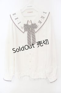 Amavel / Antique　Clockブラウス F ボルドー O-25-12-06-031-CA-BL-OW-OS