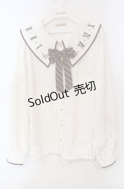 画像1: Amavel / Antique　Clockブラウス F ボルドー O-25-12-06-031-CA-BL-OW-OS