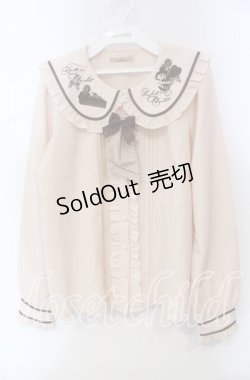 画像1: Amavel / 喫茶アマベルのショコラトリーブラウス F ブラウン O-25-12-06-032-CA-BL-OW-OS