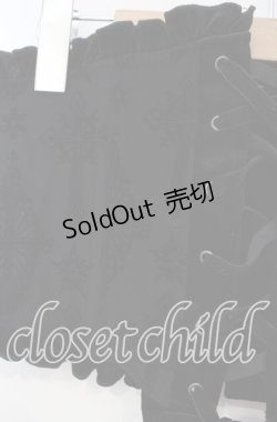 画像2: KILL STAR / FLIX FLOCKED WASPIE　コルセット XL ブラック O-25-12-06-033-SL-TO-OW-OS