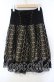 画像3: Ozz oneste / 金糸刺繍スカート  ゴールド×ブラック O-25-12-06-036-OO-SK-OW-OS (3)