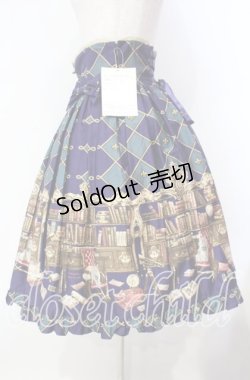 画像4: metamorphose / 主の書斎ハイウエストスカート  パープル系 O-25-12-06-003-ME-SK-IG-OS