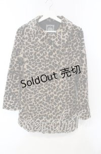 ALGONQUINS / レオパードボアジャケット F ベージュ O-25-12-06-042-AL-TO-OW-OS