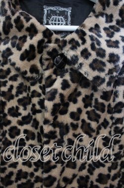 画像2: ALGONQUINS / レオパードボアジャケット F ベージュ O-25-12-06-042-AL-TO-OW-OS