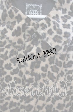 画像2: ALGONQUINS / レオパードボアジャケット F ベージュ O-25-12-06-042-AL-TO-OW-OS