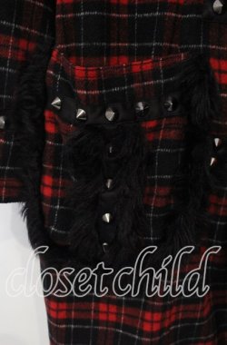 画像3: ALGONQUINS / フェイクファースタッズ付きダッフルコート 1 レッド O-25-12-06-044-AL-CO-OW-OS