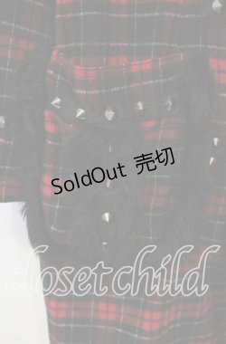 画像3: ALGONQUINS / フェイクファースタッズ付きダッフルコート 1 レッド O-25-12-06-044-AL-CO-OW-OS