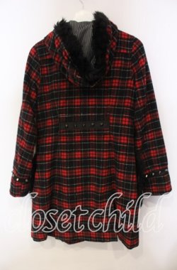 画像4: ALGONQUINS / フェイクファースタッズ付きダッフルコート 1 レッド O-25-12-06-044-AL-CO-OW-OS