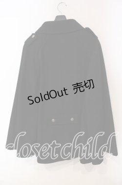 画像3: MIHO MATSUDA / マントコート　ボーヌ  ブラック O-25-12-06-047-GO-CO-IG-OS