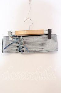 kikou / gouk×己龍コラボ 帯  サックス×グレー O-25-12-06-051-GO-TO-IG-OS