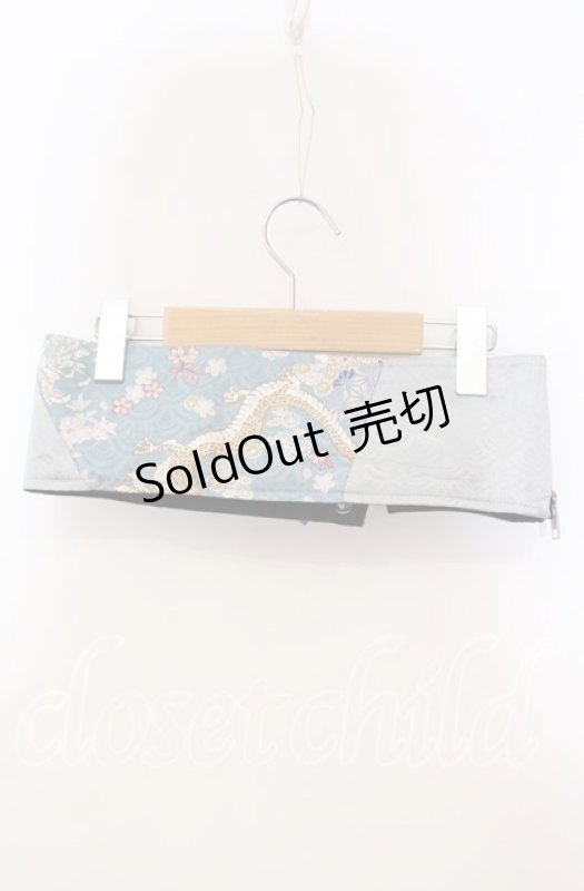 画像3: kikou / gouk×己龍コラボ 帯  サックス×グレー O-25-12-06-051-GO-TO-IG-OS (3)