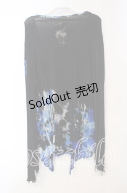 画像3: gouk / gouk-REN-×己龍 蒼拵武者篭手カットソー 遠海准司モデル  ブラック×ブルー O-25-12-06-052-GO-TO-IG-OS