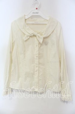 画像1: Emily Temple cute / パティシエブラウス  アイボリー O-25-12-06-055-ET-BL-IG-OS