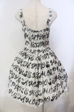 画像4: metamorphose / Romantic alphabetサロペット風ジャンパースカート  グレー O-25-12-06-004-ME-OP-IG-OS