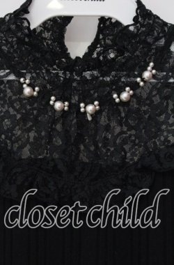 画像2: axes femme / パール付きタンクトップ  クロ O-25-12-06-067-AX-TO-IG-OS