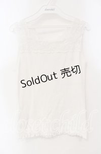 axes femme / 前後2WAYリブタンク  オフ O-25-12-06-068-AX-TO-IG-ZT1212G