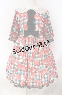 Angelic Pretty / Fresh Cherryワンピース  クロ O-25-12-06-007-AP-OP-OW-OS