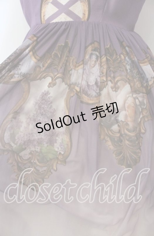 画像3: Juliette et Justine / バルリーヌ- Ballerine - ジャンパースカート  パープル O-25-12-06-010-CL-OP-IG-OS (3)