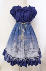 画像1: Enchantlic Enchantilly / Phantom Night Babydoll 夜空のワンピース  ネイビー O-25-12-06-002-LO-OP-IG-OS (1)
