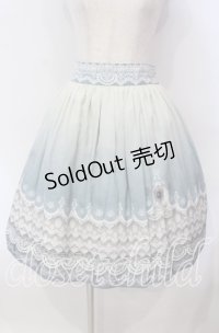 abilletage / グラデーションレーススカート  ブルー系 O-25-12-06-014-GO-SK-IG-OS