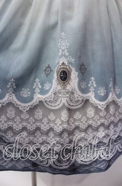 画像2: abilletage / グラデーションレーススカート  ブルー系 O-25-12-06-014-GO-SK-IG-OS