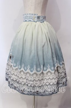 画像3: abilletage / グラデーションレーススカート  ブルー系 O-25-12-06-014-GO-SK-IG-OS