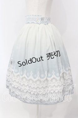 画像3: abilletage / グラデーションレーススカート  ブルー系 O-25-12-06-014-GO-SK-IG-OS