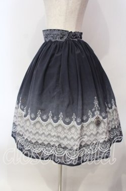 画像3: abilletage / グラデーションレーススカート  ブラック系 O-25-12-06-015-GO-SK-IG-OS