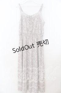 axes femme / 小花柄キャミワンピース  ラベンダー O-25-12-07-001-AX-OP-IG-OS