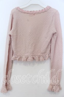 画像2: BABY,THE STARS SHINE BRIGHT / 透かしあみボレロ（2012）  ピンク O-25-12-07-052-BA-TO-IG-OS