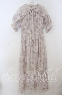 画像1: Rojita / 花柄ロングワンピース  ピンク O-25-12-07-056-LO-OP-OW-OS