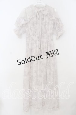 画像1: Rojita / 花柄ロングワンピース  ピンク O-25-12-07-056-LO-OP-OW-OS