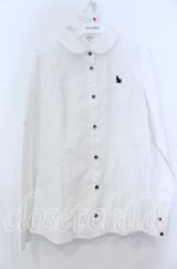 MIHO MATSUDA / ブラウス　ビズ M ホワイト O-25-12-07-058-GO-BL-OW-OS