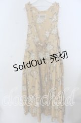 PINK HOUSE / ブーケ柄ジャンパースカート  オレンジ O-25-12-07-006-LO-OP-IG-OS