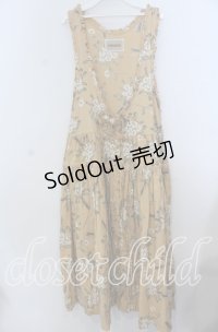 PINK HOUSE / ブーケ柄ジャンパースカート  オレンジ O-25-12-07-006-LO-OP-IG-OS