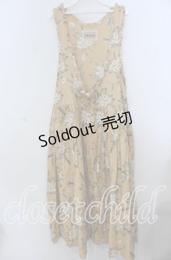 画像1: PINK HOUSE / ブーケ柄ジャンパースカート  オレンジ O-25-12-07-006-LO-OP-IG-OS