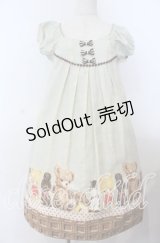 Emily Temple cute / チョコ＆ぬいぐるみワンピース  サックス O-25-12-07-063-ET-OP-IG-OS