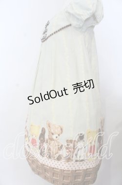 画像2: Emily Temple cute / チョコ＆ぬいぐるみワンピース  サックス O-25-12-07-063-ET-OP-IG-OS