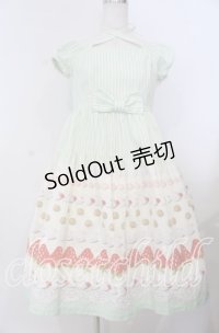 Emily Temple cute / デコレーションケーキワンピース  ミント O-25-12-07-064-ET-OP-IG-OS