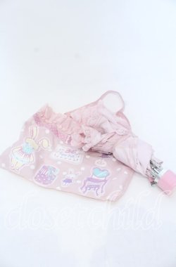 画像1: Angelic Pretty / Fancy Paper Dolls折りたたみアンブレラ  ピンク O-25-12-07-065-AP-ZA-OW-OS