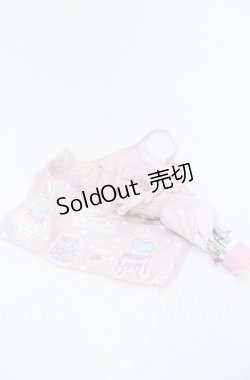 画像1: Angelic Pretty / Fancy Paper Dolls折りたたみアンブレラ  ピンク O-25-12-07-065-AP-ZA-OW-OS