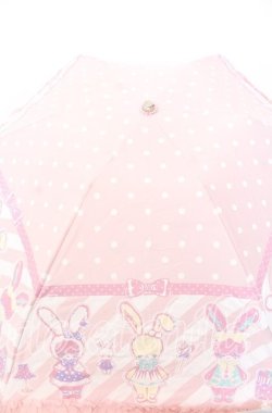 画像2: Angelic Pretty / Fancy Paper Dolls折りたたみアンブレラ  ピンク O-25-12-07-065-AP-ZA-OW-OS