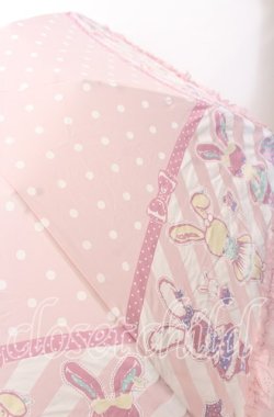 画像3: Angelic Pretty / Fancy Paper Dolls折りたたみアンブレラ  ピンク O-25-12-07-065-AP-ZA-OW-OS