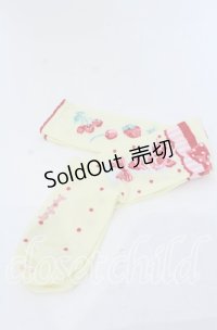 Angelic Pretty / Strawberry Parlourオーバーニー  イエロー O-25-12-07-067-AP-ZA-OW-OS