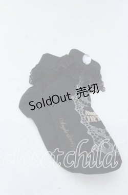 画像1: Angelic Pretty / Jewelryクルー丈ソックス  クロ O-25-12-07-069-AP-ZA-OW-OS