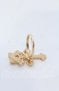 画像2: BABY,THE STARS SHINE BRIGHT / Juno's Bouquetクロスリング  ゴールド O-25-12-07-070-BA-AC-OW-OS